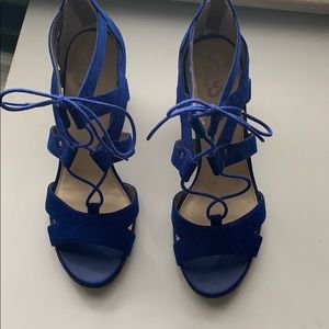 Blue Heeled Sandals By Sam Edelman Circus Emilia